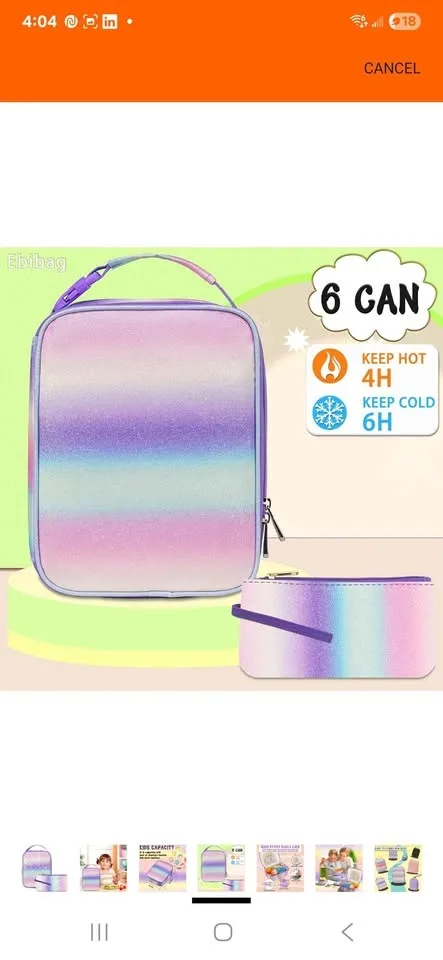 New Girls Lunch Box with SnackBag image indicator(2)