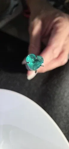 Colombian Heart Emerald Gemstone