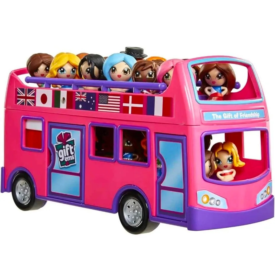 GIFTABLE - Gift 'Ems Double Decker Tour Bus Toy image indicator(3)