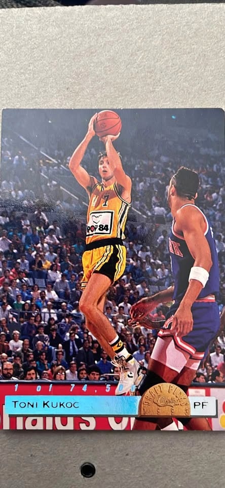 Toni Kukoc Rookie Card - LP8 Classic Games Card