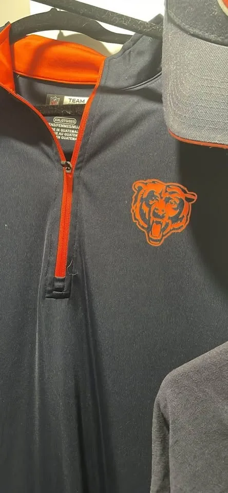 Chicago Bears Fan Starter Kit- Jacket, LS Tshirt and hat- $28OBO image indicator(2)