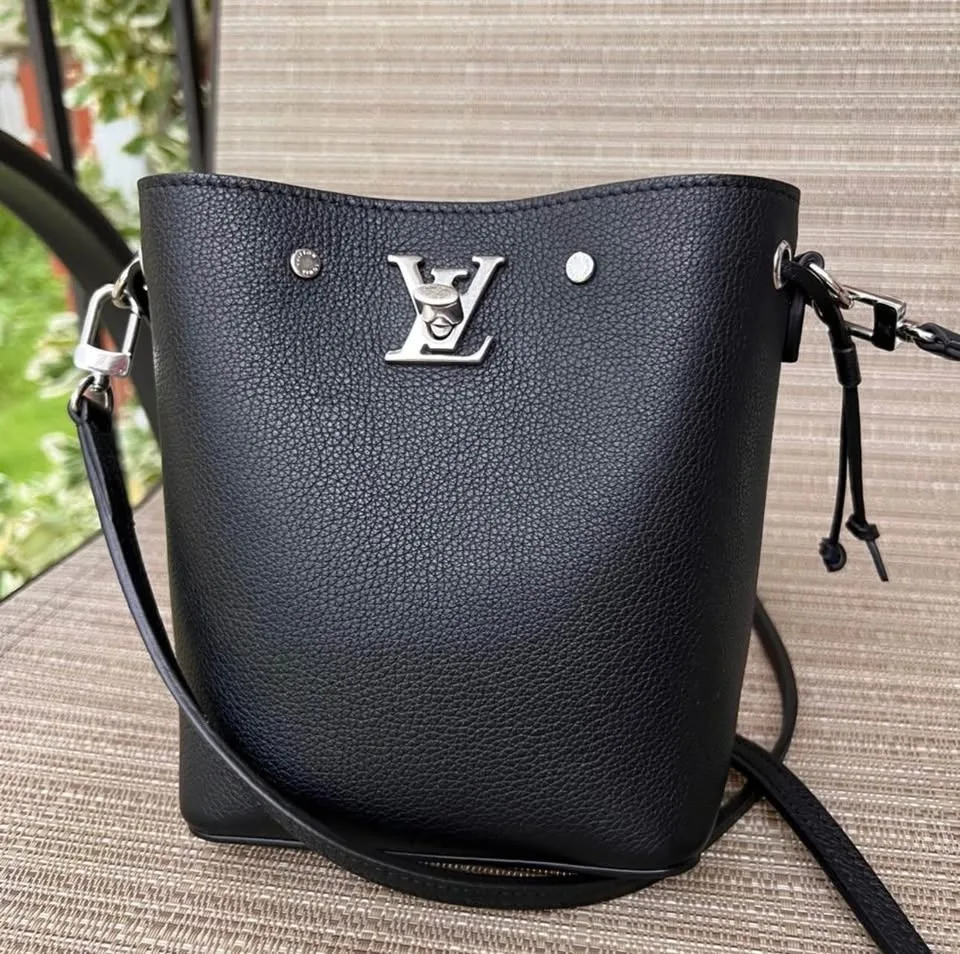 Louis Vuitton Nano Black Bucket Bag