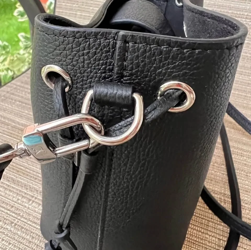 Louis Vuitton Nano Black Bucket Bag image indicator(6)