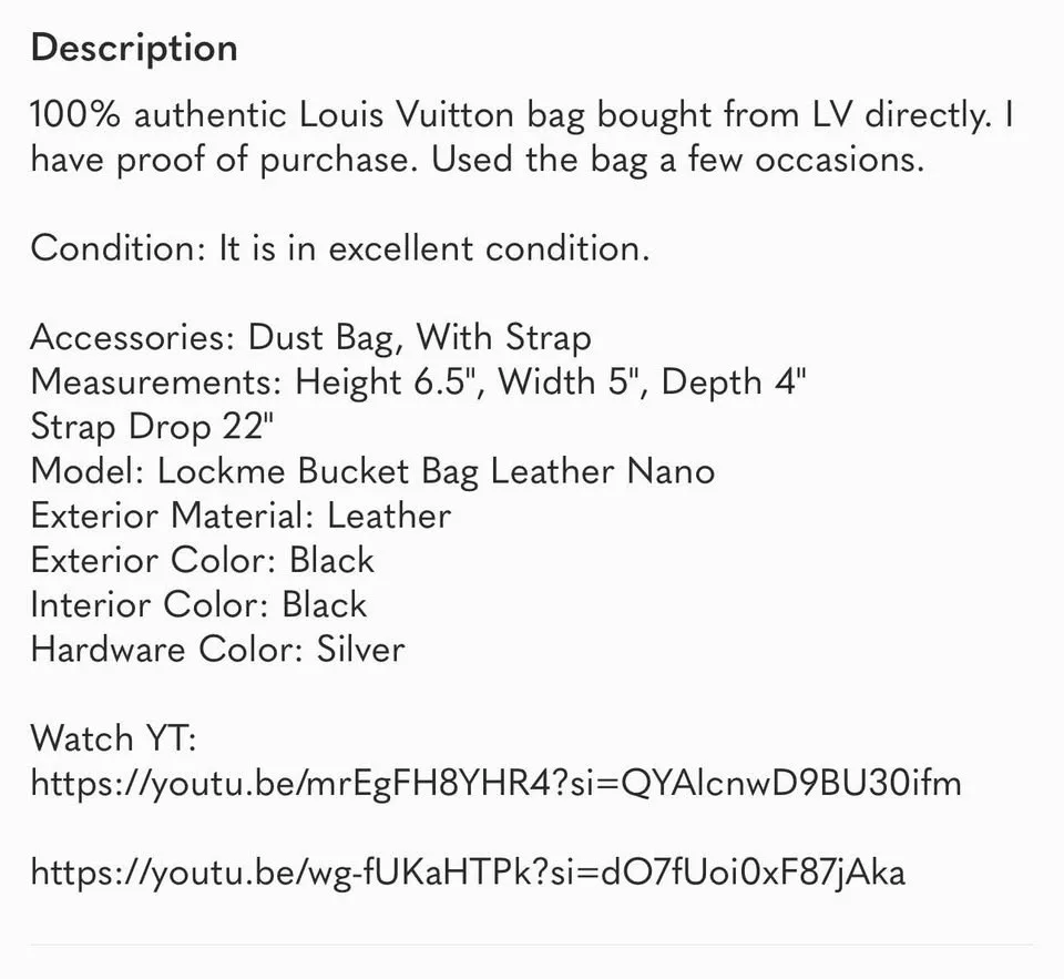 Louis Vuitton Nano Black Bucket Bag image indicator(8)