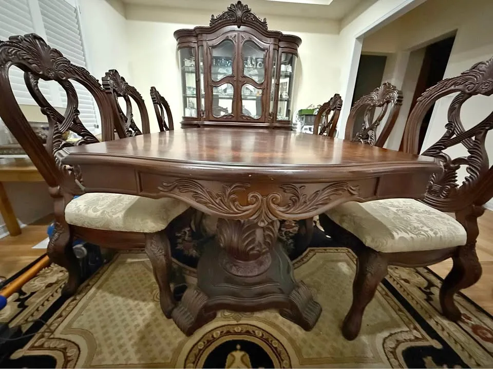 Dining Table and Hutch thumbnail