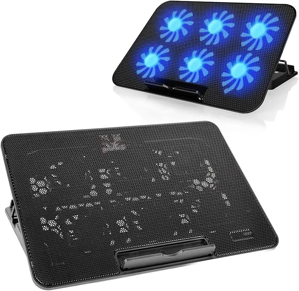Laptop Cooling Stand with 6 LED Fans