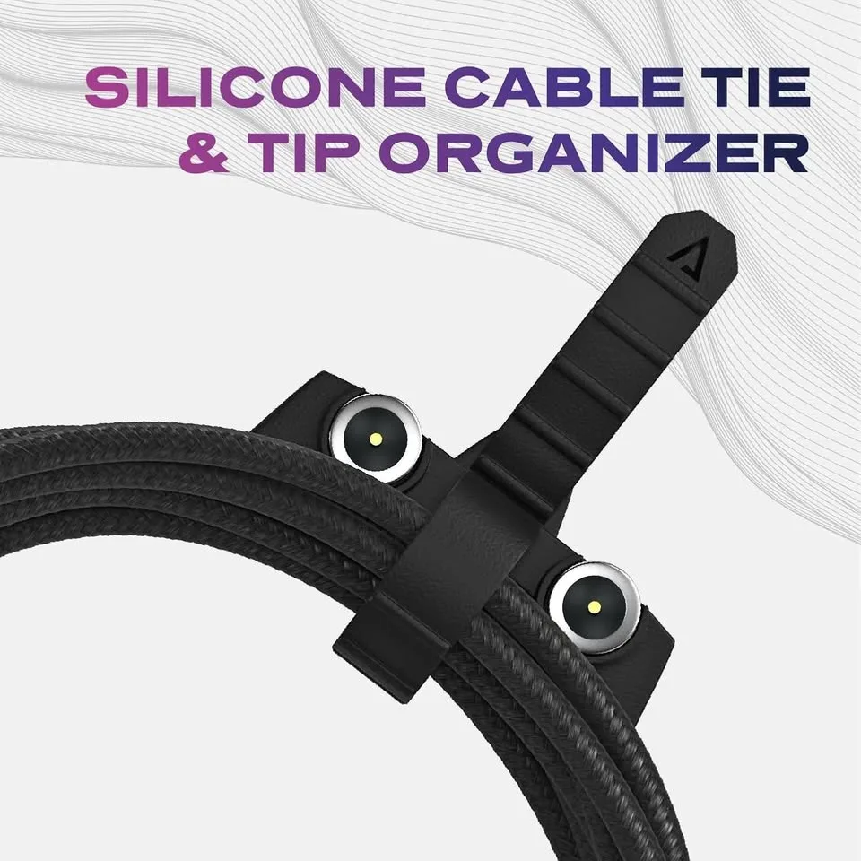 Statik 360 - Magnetic Charging cable, 2 lightning + 1 MicroUSB image indicator(7)