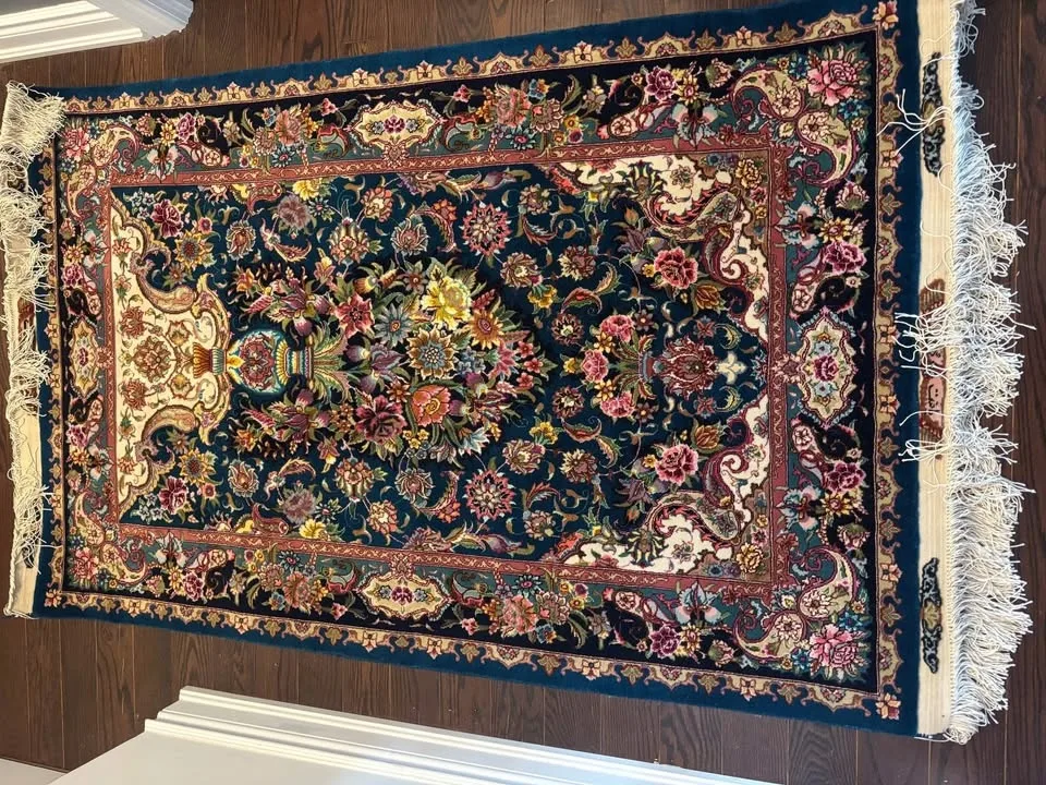 Brand New Handmade Tabriz Silk & Wool Rug ✨ image indicator(2)
