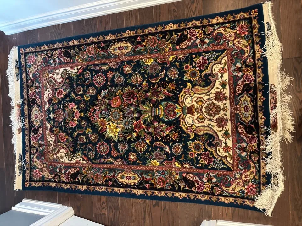 Brand New Handmade Tabriz Silk & Wool Rug ✨ image indicator(5)