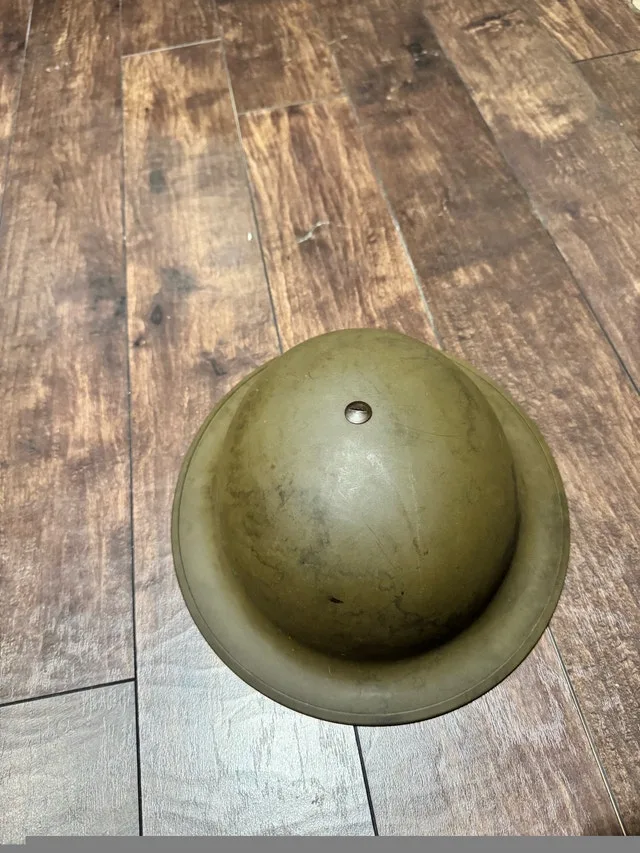 Original WWII MkII Brodie Steel Helmet – Authentic