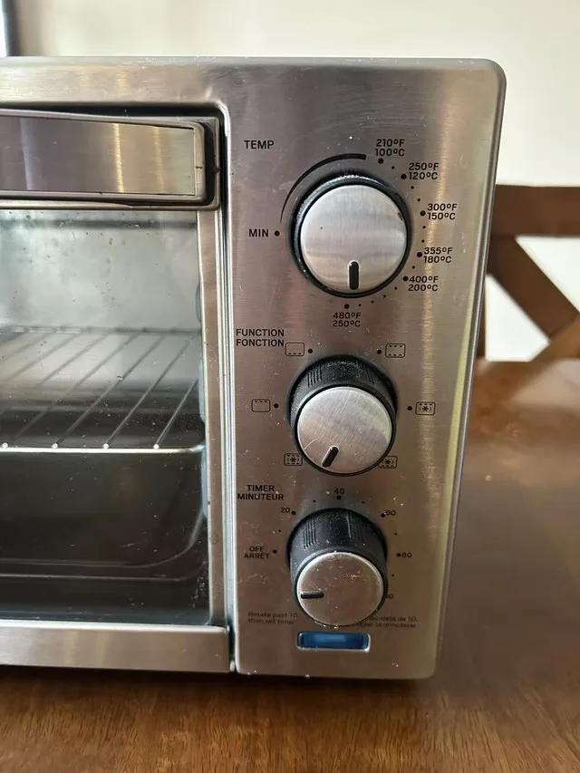Stainless Steel Toaster Oven / Air Fryer Style – Clean image indicator(2)