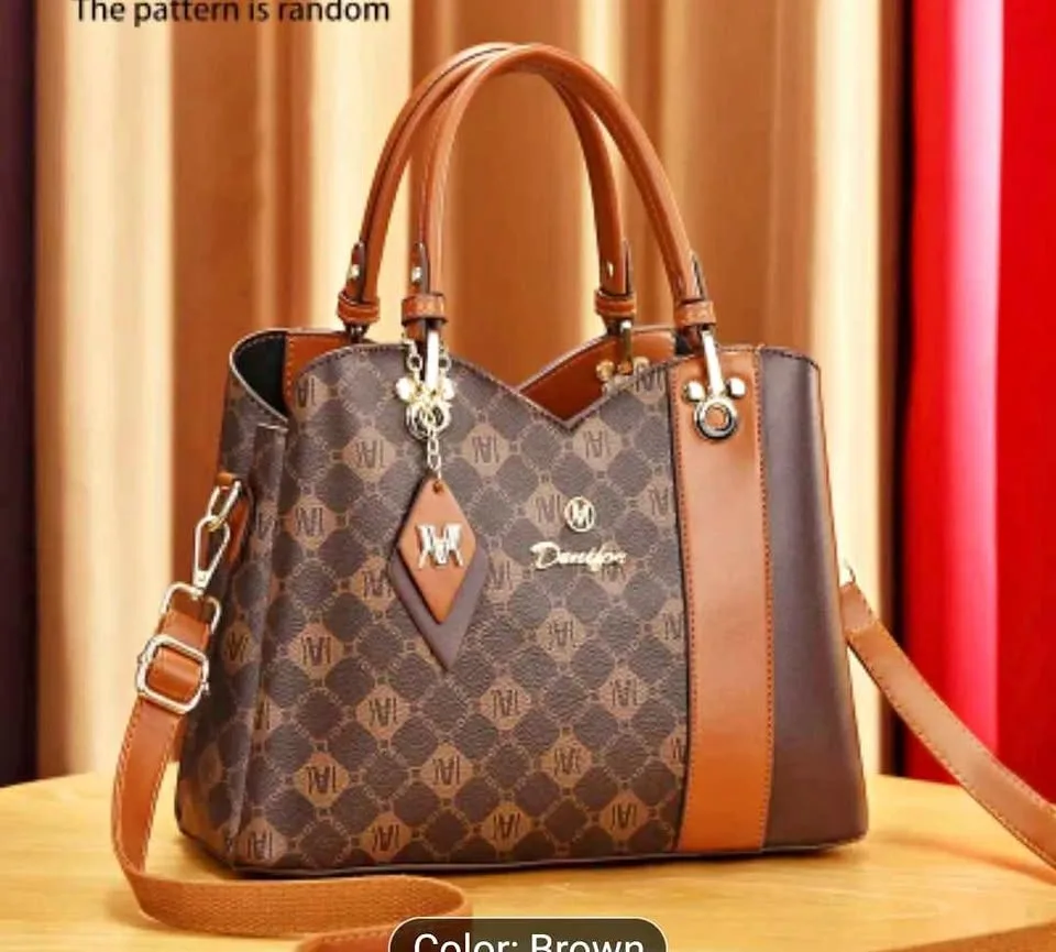 Brand new brown color beautiful and elegant women hand bag