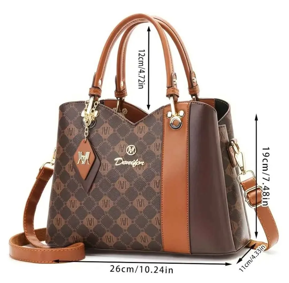 Brand new brown color beautiful and elegant women hand bag image indicator(2)