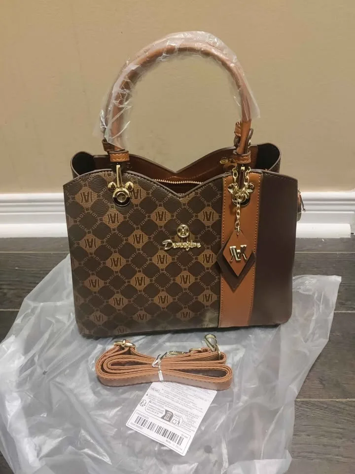 Brand new brown color beautiful and elegant women hand bag image indicator(3)