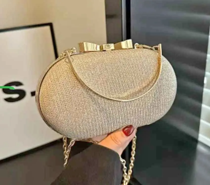 Brand new small gold glitter women evening party bag ( price is