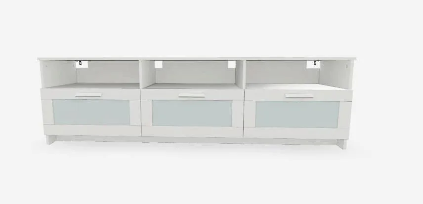 IKEA BRIMNES TV Bench – White (180×41×53 cm) – Excellent