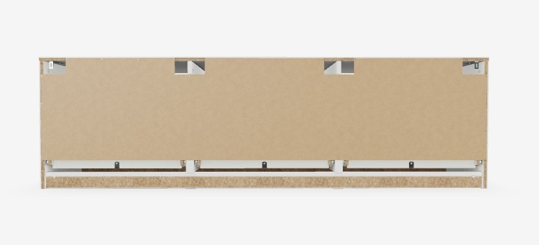 IKEA BRIMNES TV Bench – White (180×41×53 cm) – Excellent - photo 2