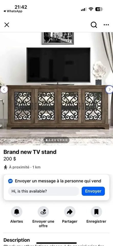 Brand new TV stand