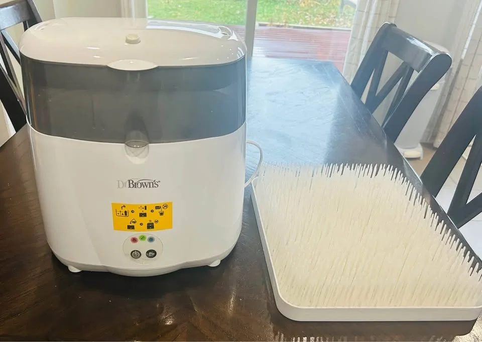 Dr. Brown’s Bottle Sterilizer + Boon Grass Drying Rack image indicator(3)