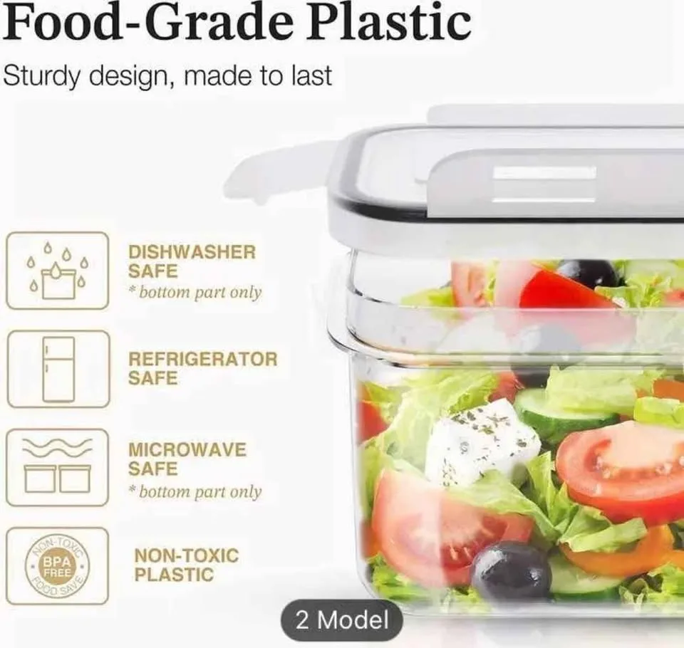 Brand new 12 Pack BPA free airtight food storage containers image indicator(2)