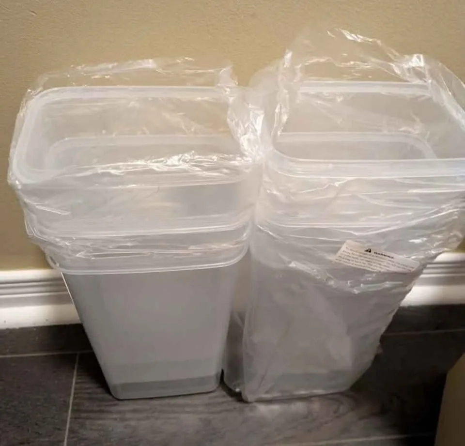 Brand new 6pc BPA free airtight food storage containers image indicator(4)