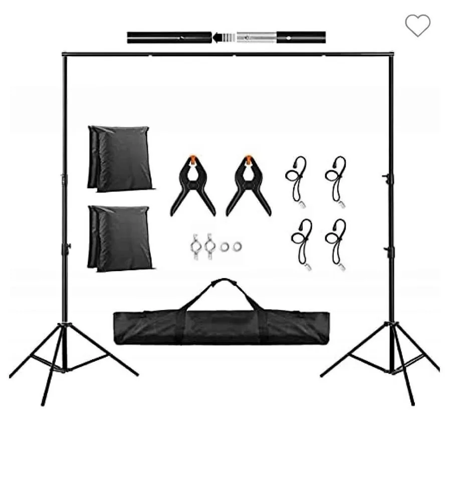 Back drop stand kit for photos and decorations