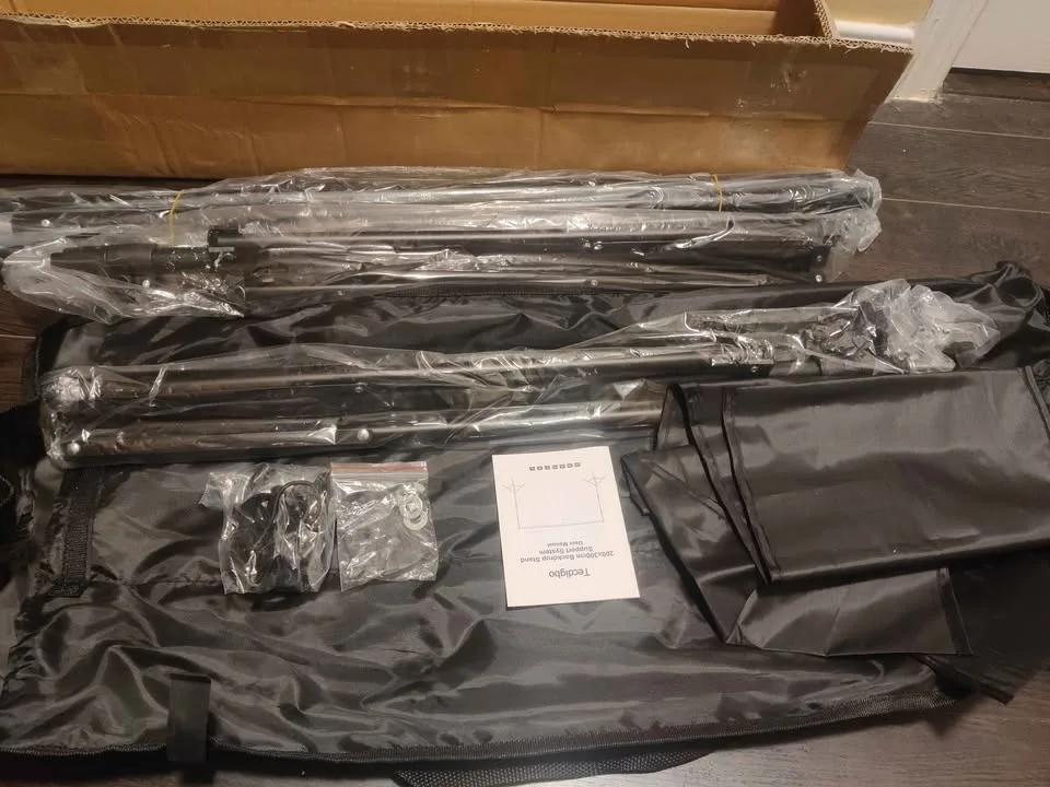 Back drop stand kit for photos and decorations image indicator(4)