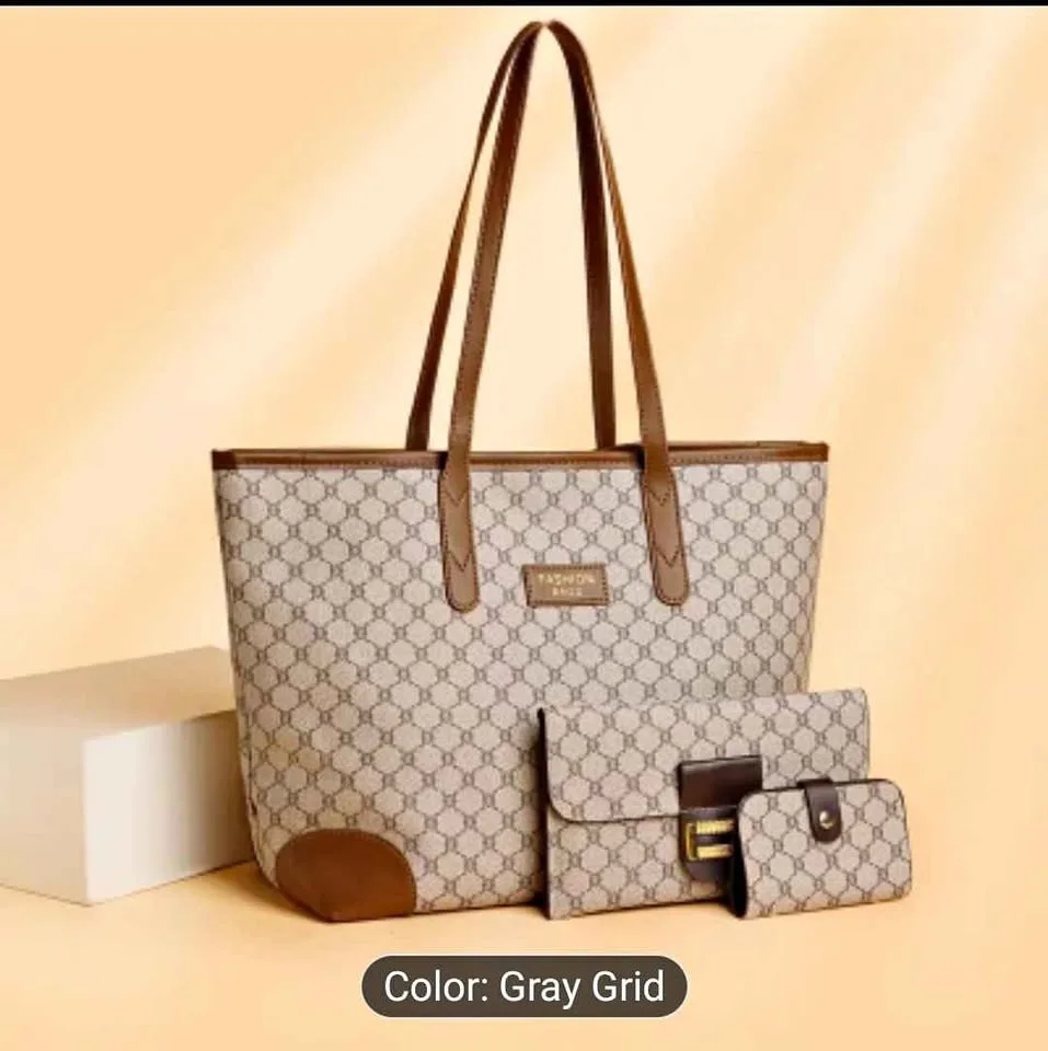 Brand new 3pc large capacity women tote bag