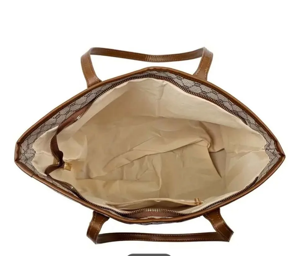 Brand new 3pc large capacity women tote bag image indicator(4)