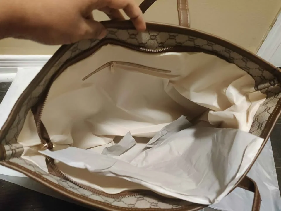 Brand new 3pc large capacity women tote bag image indicator(7)