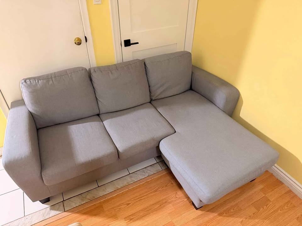Gray Sectional Sofa with Chaise #Cleanout - photo 2