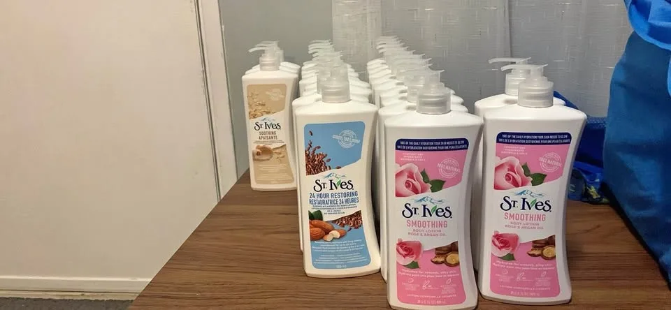 23 bottles body lotion