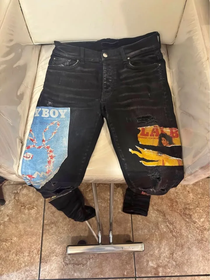 Playboy Amiri Denim Jeans