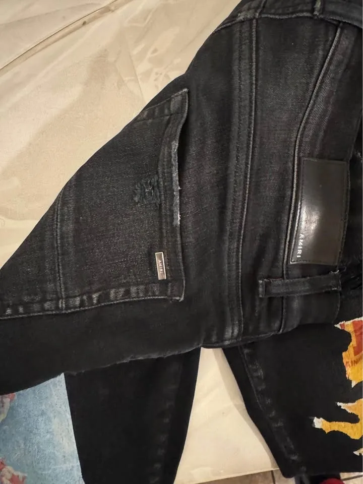 Playboy Amiri Denim Jeans image indicator(3)