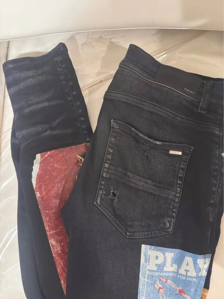 Playboy Amiri Denim Jeans image indicator(7)