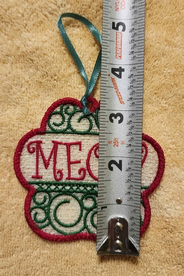 "Meow" Christmas ornament - photo 3