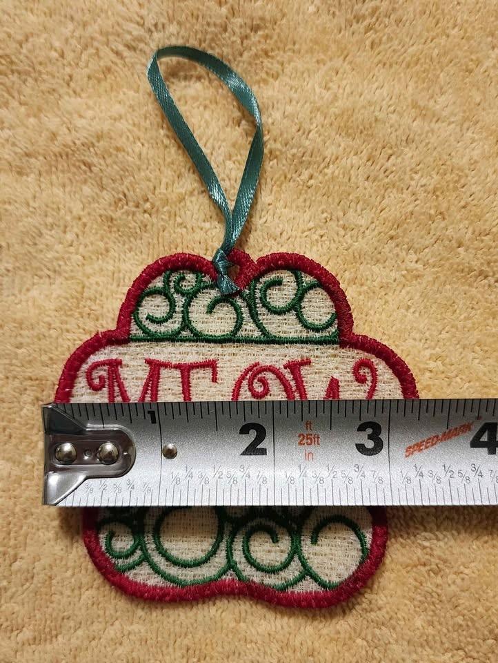 "Meow" Christmas ornament - photo 4
