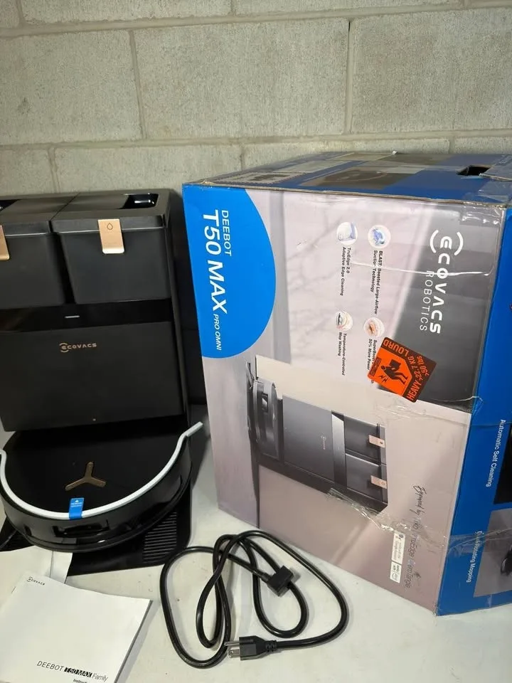 ECOVACS DEEBOT T50 MAX PRO Omni Robot Vacuum and Mop image indicator(4)