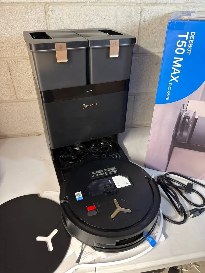 ECOVACS DEEBOT T50 MAX PRO Omni Robot Vacuum and Mop image indicator(5)