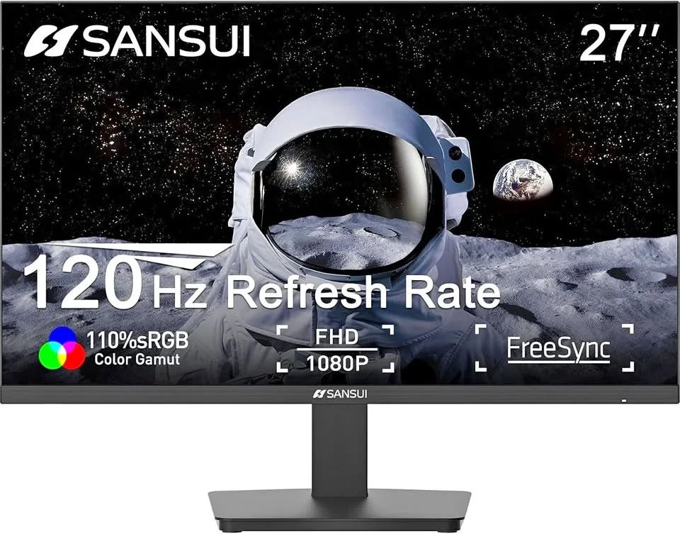 SANSUI 27" 120Hz 1080P Computer Monitor