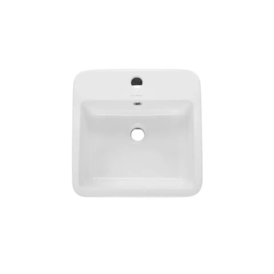 White Ceramic Pedestal Sink - photo 4