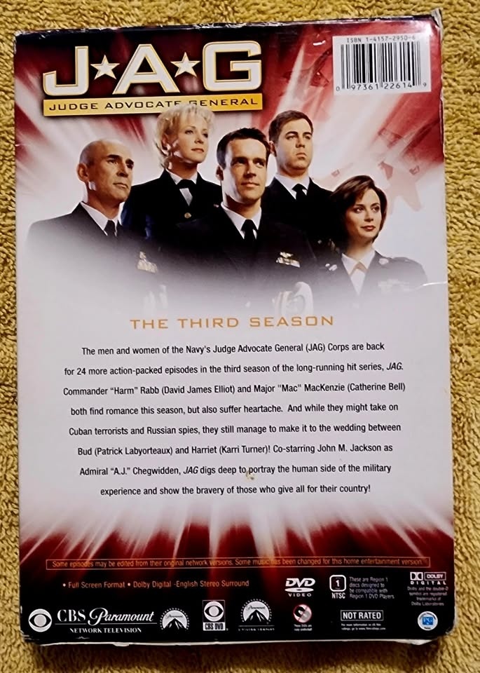 J A G - The complete 3rd season DVD's (1997 - 1998) - photo 2