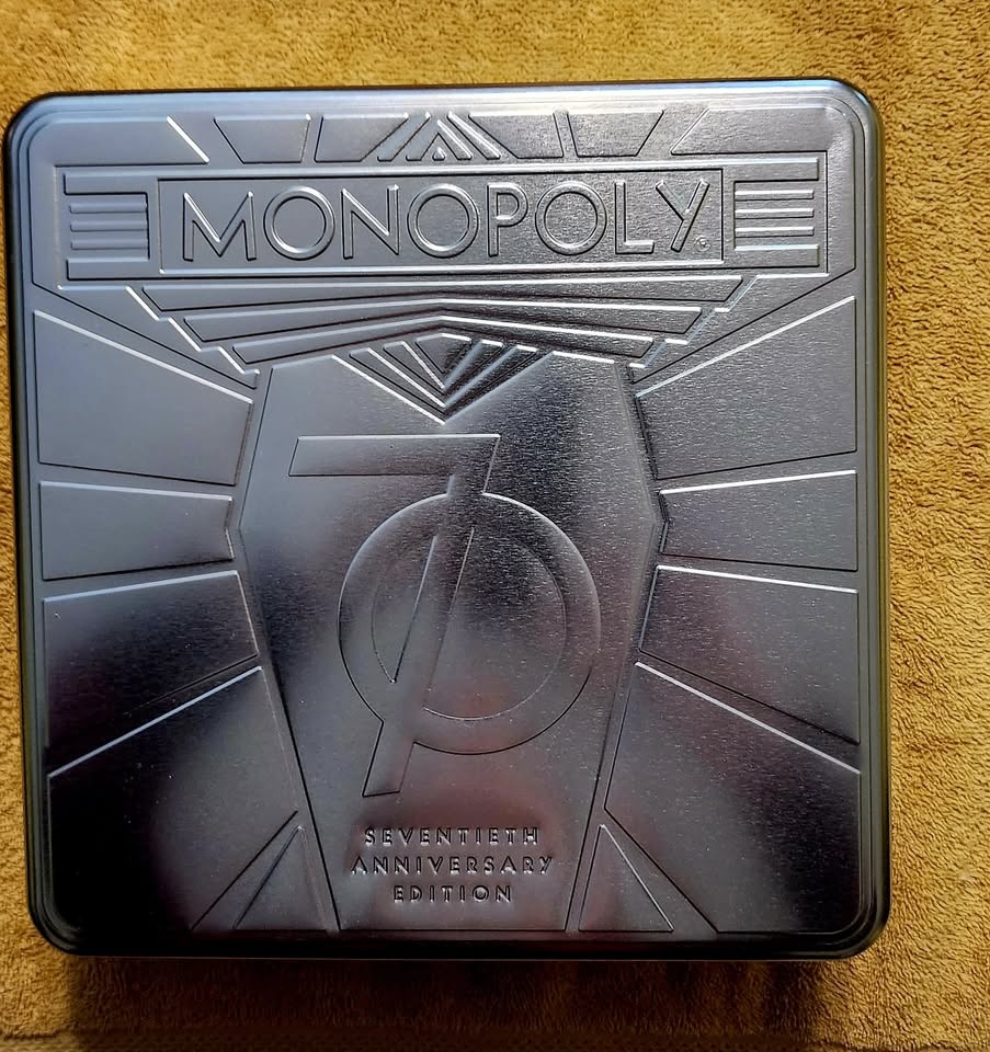 Monopoly 70th Anniversary Edition Board Game in a Tin - photo 3
