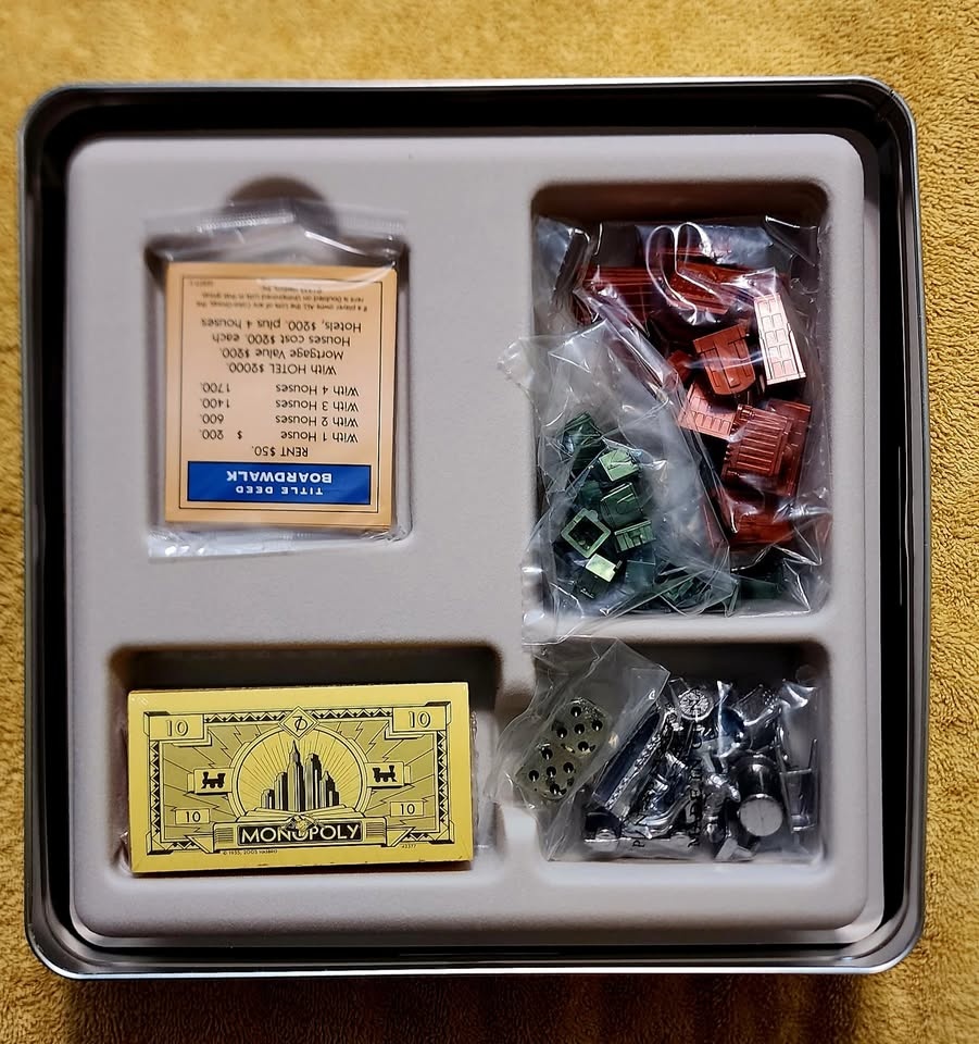 Monopoly 70th Anniversary Edition Board Game in a Tin - photo 4
