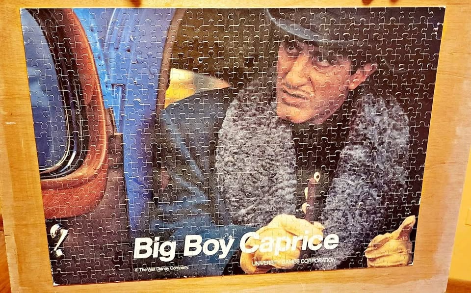 Dick Tracy "Big Boy Caprice" puzzle wall hanging