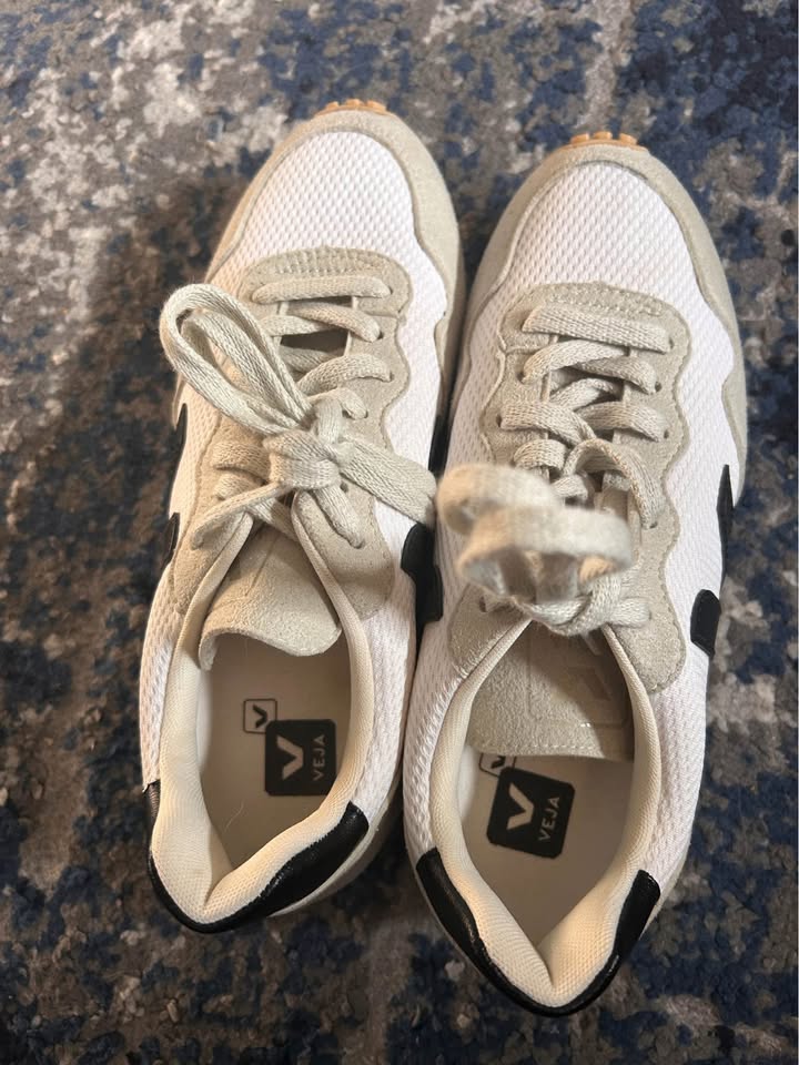 VEJA SDU ALVEOMESH WHITE BLACK NATURAL size 8 - photo 4