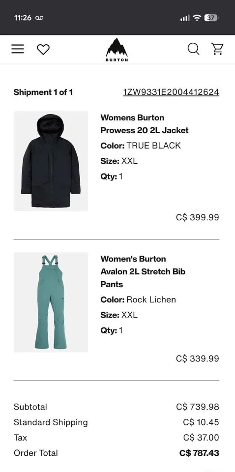 ❄️ Burton Winter Jacket + Snow Bib Pants #Cleanout image indicator(4)
