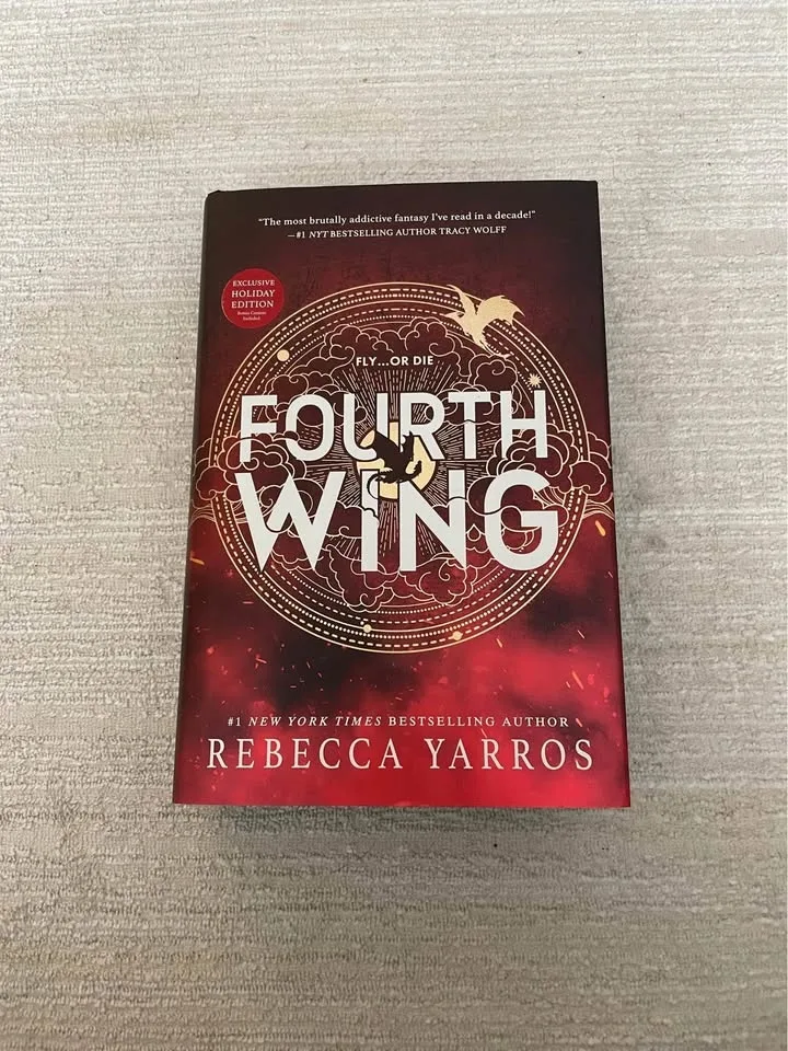 HOLIDAY & FIRST EDITION FOURTH WING & IRON FLAME (signed) image indicator(2)