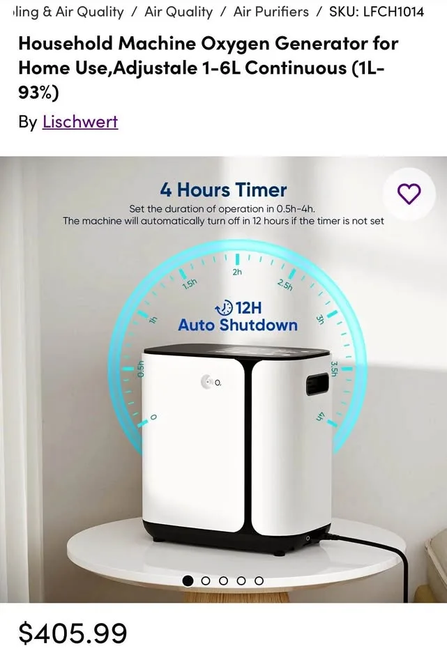 Household Oxygen Generator - brand new