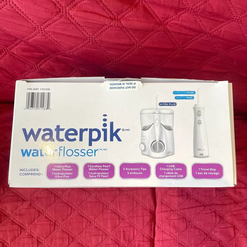 Waterpik® Ultra Plus and Cordless Pearl Combo image indicator(2)